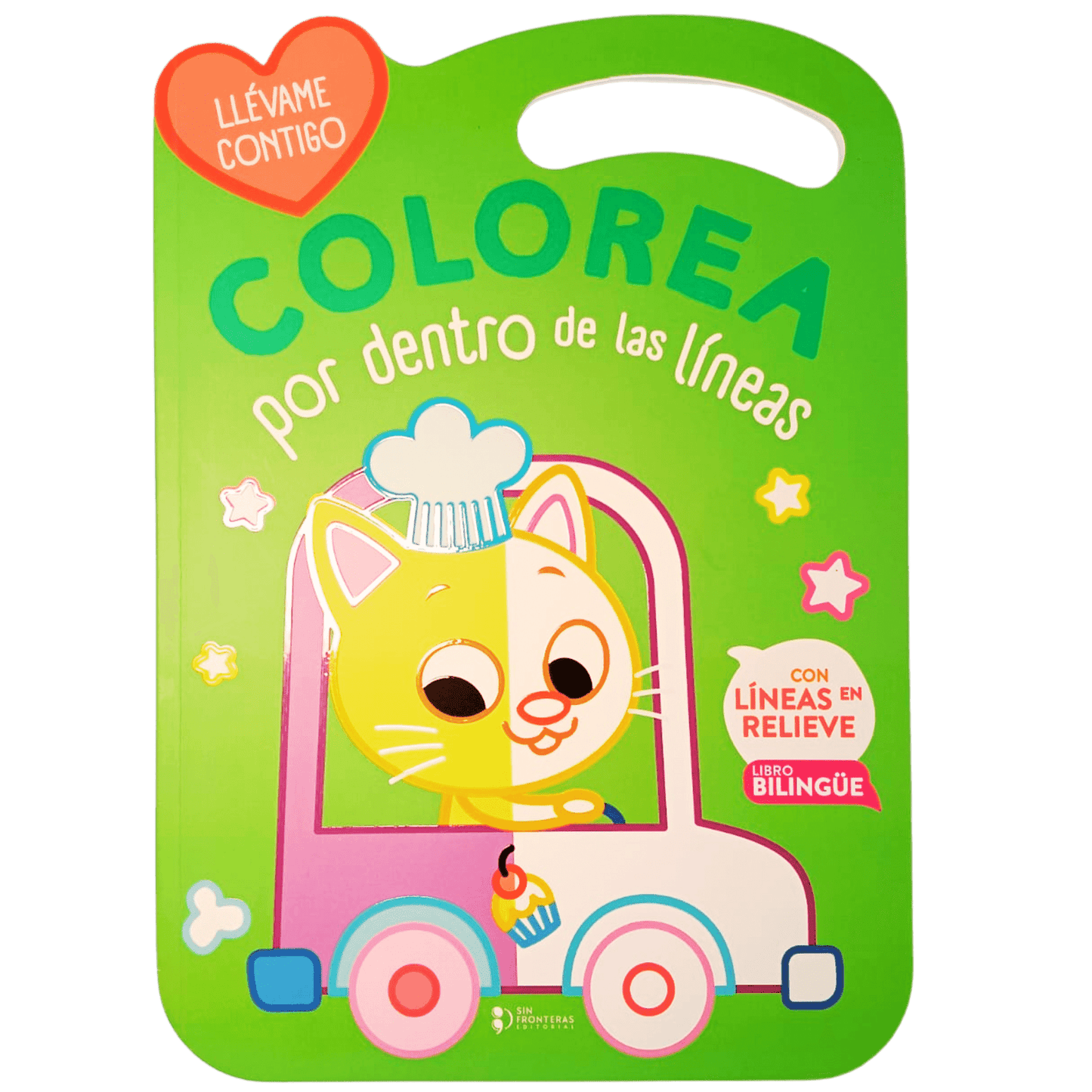 Gato Colorea Por Dentro De Las Lineas. C