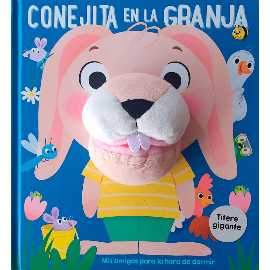Conejita En La Granja Libro Titere