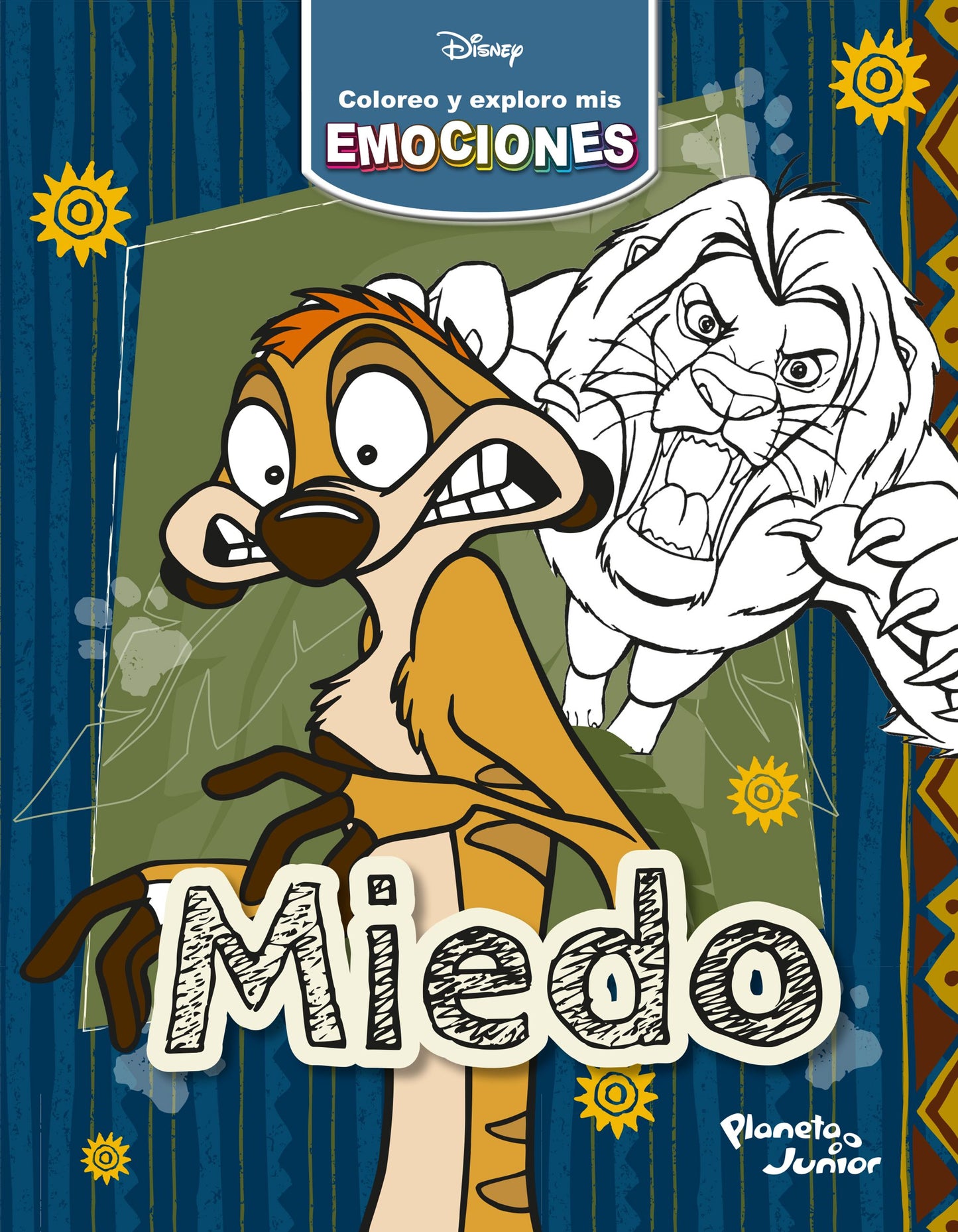 Coloreo y exploro mis emociones. Miedo