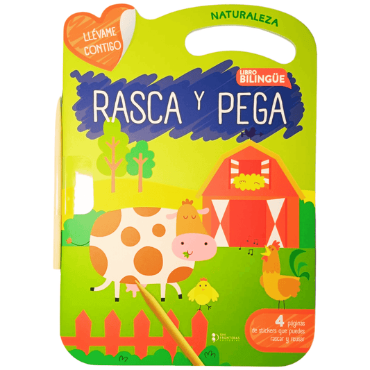 Naturaleza. Rasca Y Pega. Colección Llev