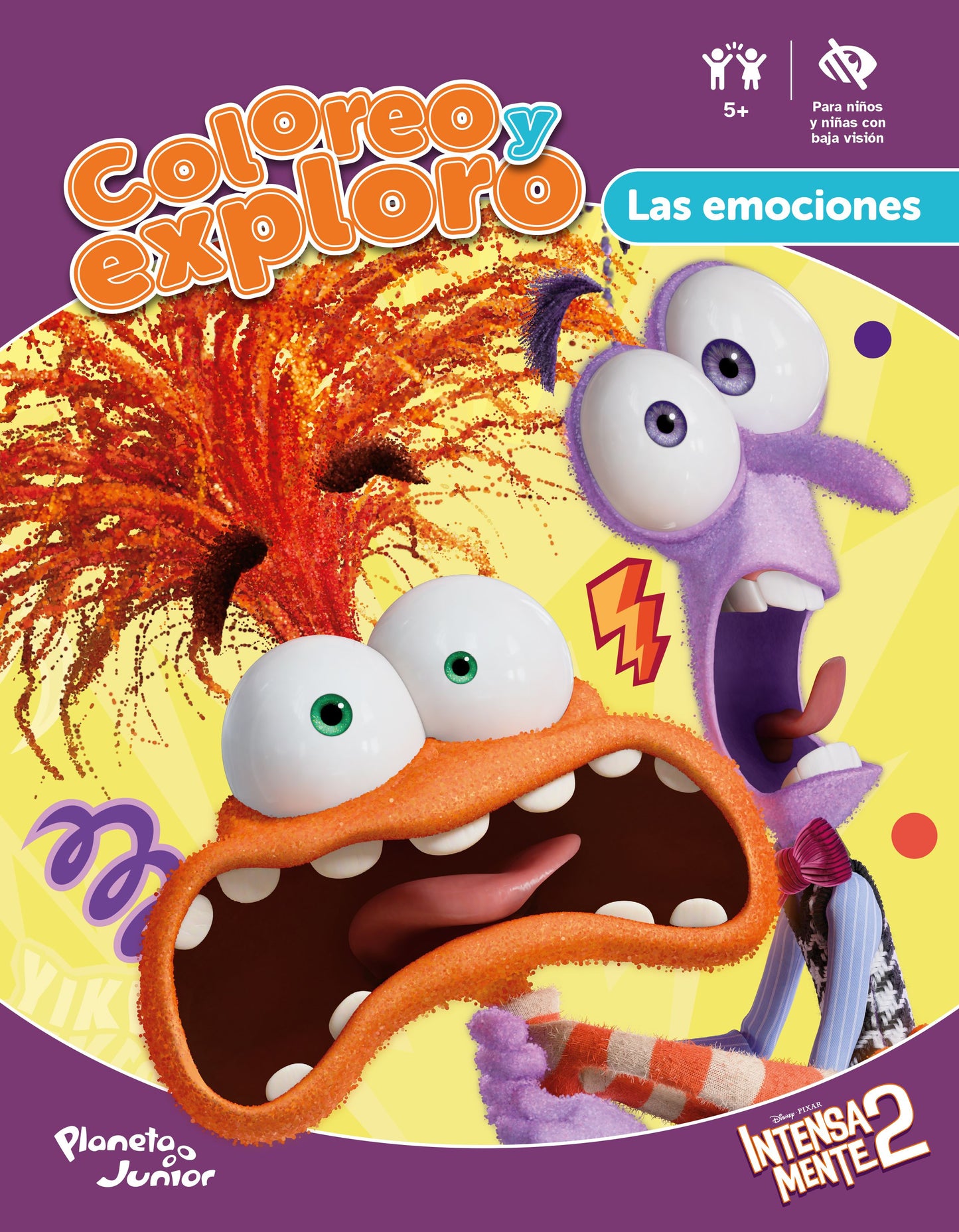 Coloreo y exploro las emociones. Intensamente 2